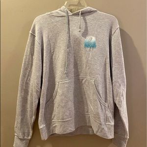Birds Surf Shed San Diego California size small gray hoodie. NWOT {102}